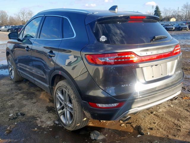 5LMCJ3D98HUL16232 - 2017 LINCOLN MKC RESERV GRAY photo 3