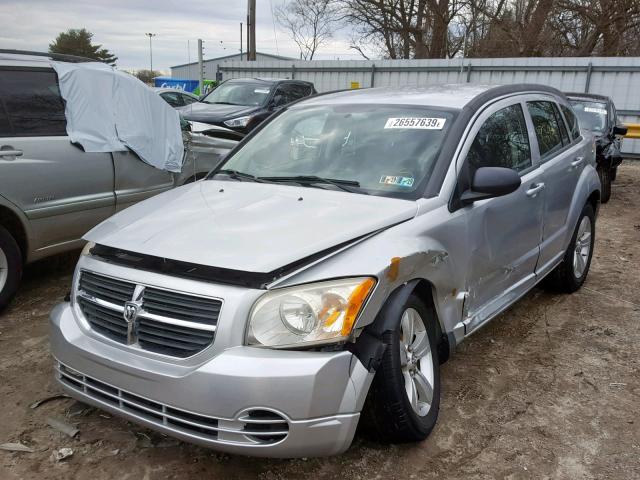 1B3CB4HAXAD651532 - 2010 DODGE CALIBER SX SILVER photo 2