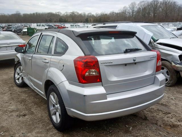 1B3CB4HAXAD651532 - 2010 DODGE CALIBER SX SILVER photo 3