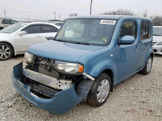 JN8AZ28R19T113366 - 2009 NISSAN CUBE BASE BLUE photo 2