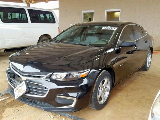 1G1ZB5ST1GF224769 - 2016 CHEVROLET MALIBU LS შავი ფოტო 2