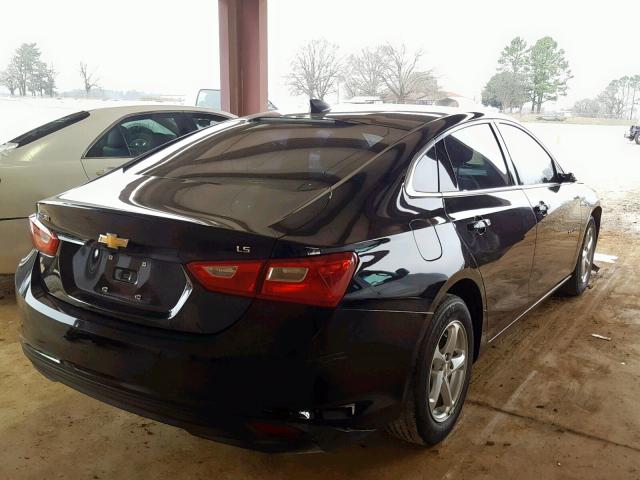 1G1ZB5ST1GF224769 - 2016 CHEVROLET MALIBU LS შავი ფოტო 4