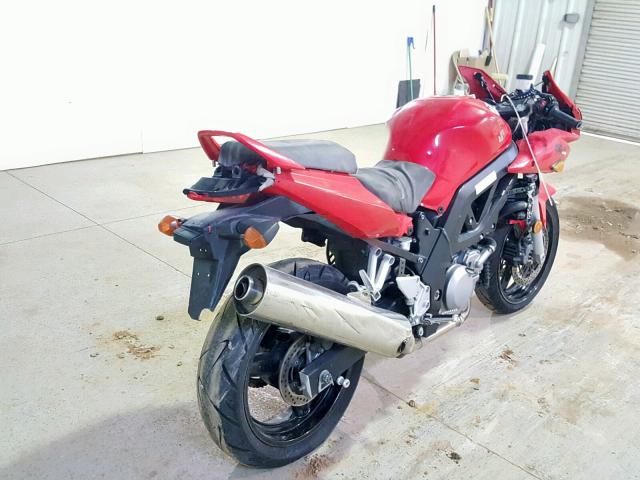 JS1VP53A962101029 - 2006 SUZUKI SV650 RED photo 3