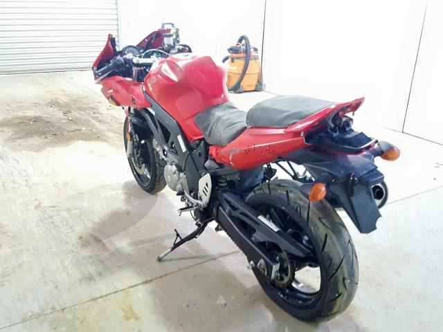 JS1VP53A962101029 - 2006 SUZUKI SV650 RED photo 4