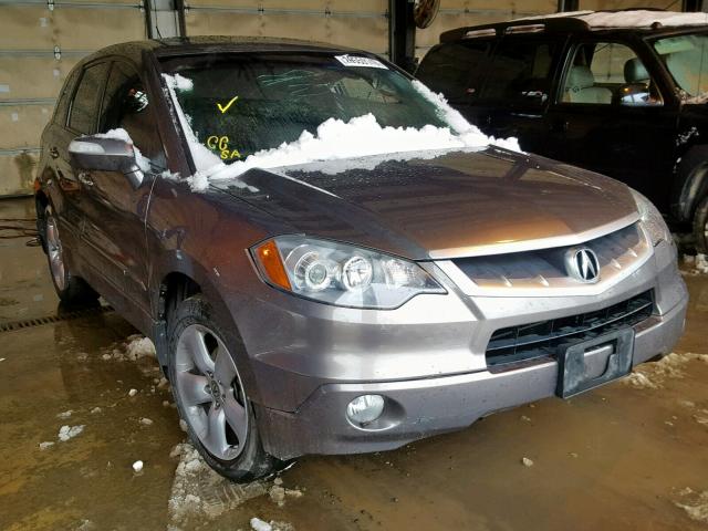 5J8TB18268A007528 - 2008 ACURA RDX GRAY photo 1