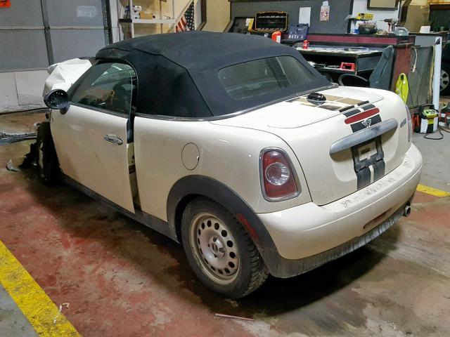 WMWSY1C52FT625972 - 2015 MINI COOPER ROA WHITE photo 3