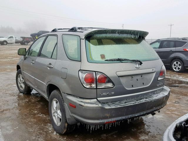 JTJHF10U520277804 - 2002 LEXUS RX 300 SILVER photo 3