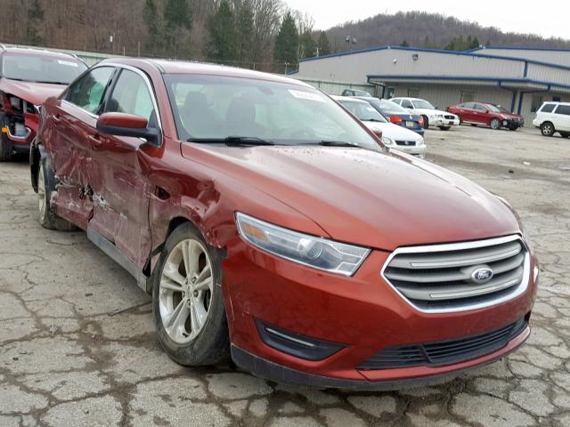 1FAHP2H82EG142066 - 2014 FORD TAURUS SEL BURGUNDY photo 1