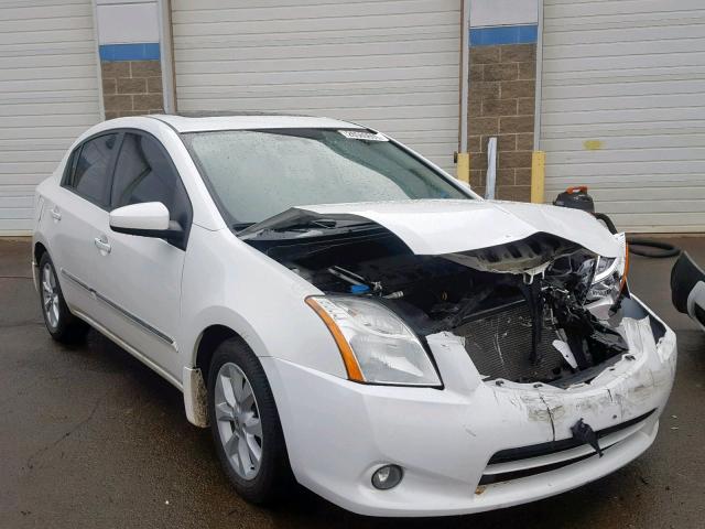 3N1AB6AP0BL678074 - 2011 NISSAN SENTRA 2.0 WHITE photo 1