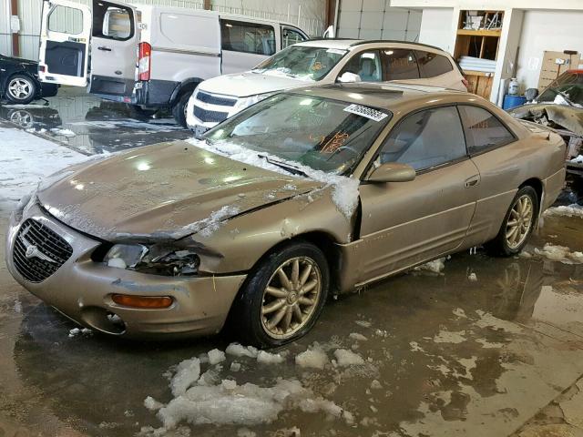 4C3AU52N3XE065858 - 1999 CHRYSLER SEBRING LX GOLD photo 2