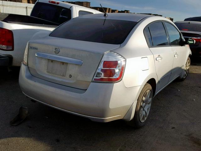 3N1AB6AP4AL726562 - 2010 NISSAN SENTRA 2.0 SILVER photo 4