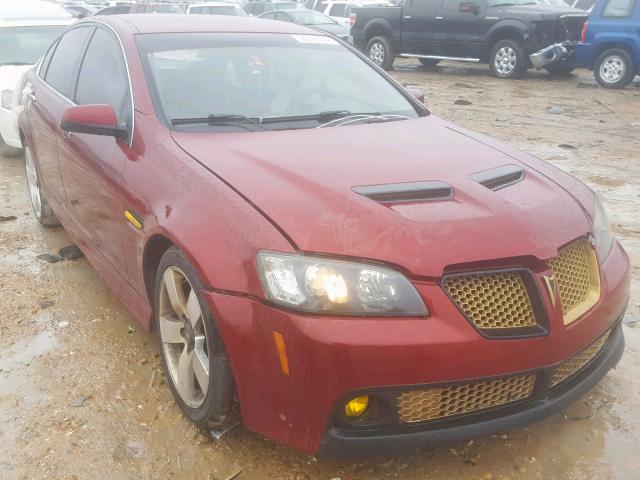 6G2EC57Y89L201394 - 2009 PONTIAC G8 GT MAROON photo 1