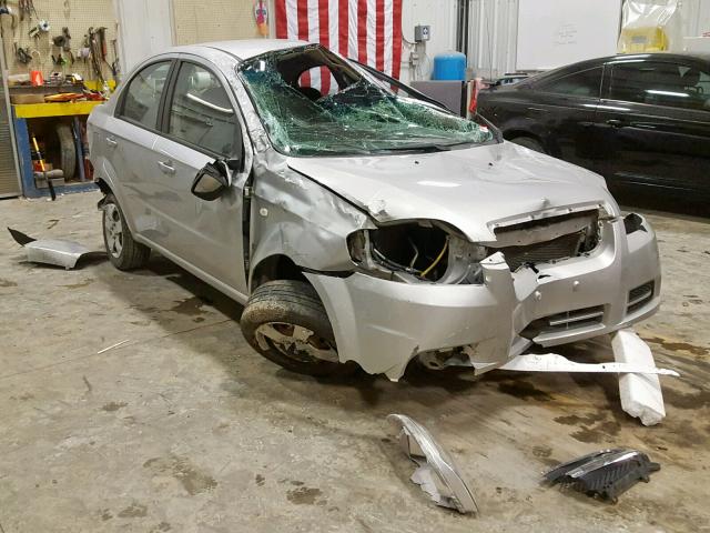 KL1TD56638B049159 - 2008 CHEVROLET AVEO BASE ვერცხლისფერი ფოტო 1