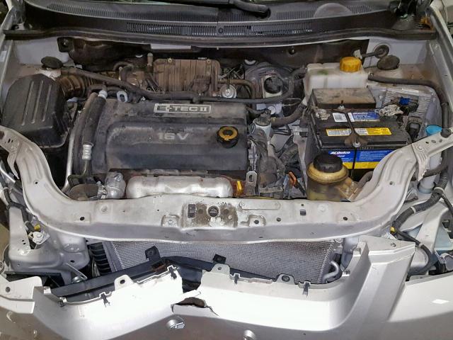 KL1TD56638B049159 - 2008 CHEVROLET AVEO BASE ვერცხლისფერი ფოტო 7