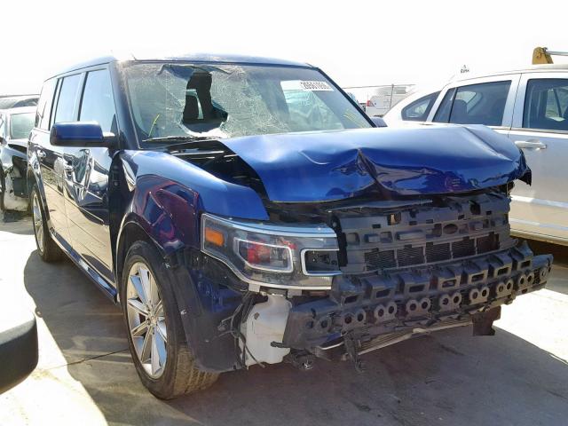 2FMGK5D84DBD07239 - 2013 FORD FLEX LIMIT BLUE photo 1