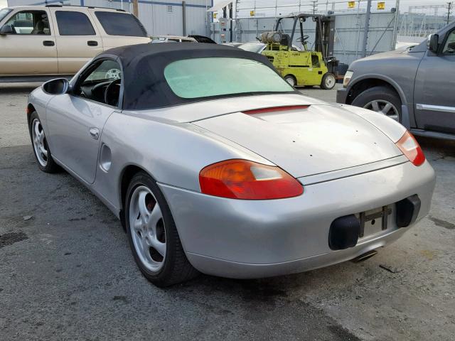 WP0CA2988VS622727 - 1997 PORSCHE BOXSTER SILVER photo 3