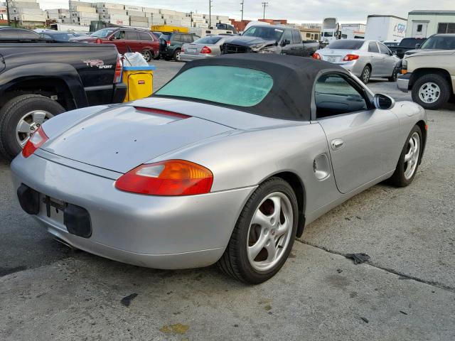 WP0CA2988VS622727 - 1997 PORSCHE BOXSTER SILVER photo 4