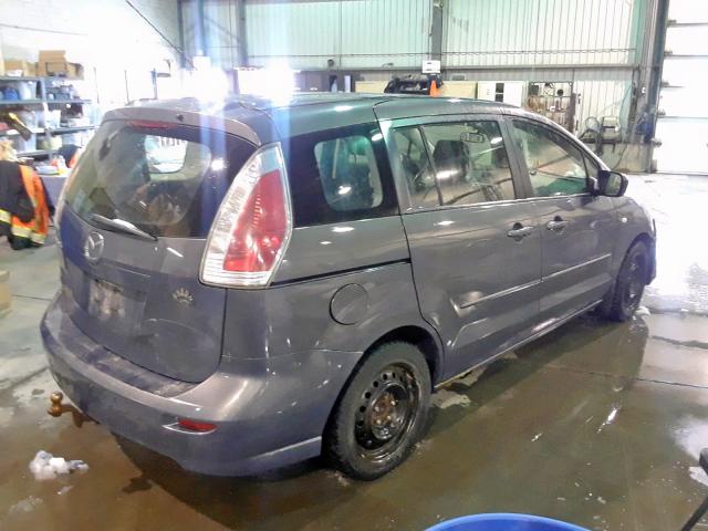 JM1CR293490353513 - 2009 MAZDA 5 GRAY photo 4