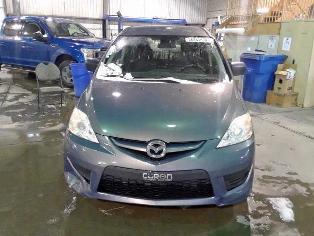 JM1CR293490353513 - 2009 MAZDA 5 GRAY photo 9