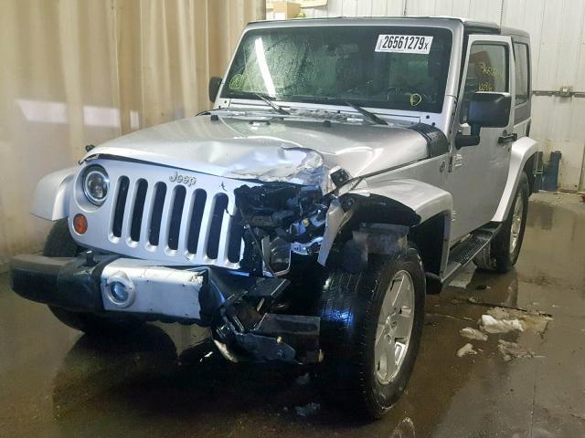 1J4FA541X8L622052 - 2008 JEEP WRANGLER S SILVER photo 2