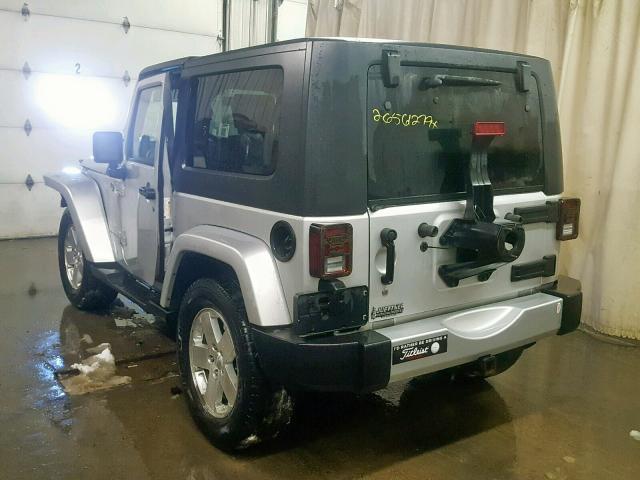 1J4FA541X8L622052 - 2008 JEEP WRANGLER S SILVER photo 3