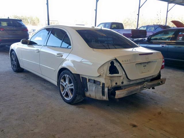 WDBUF56JX6A968055 - 2006 MERCEDES-BENZ E 350 WHITE photo 3