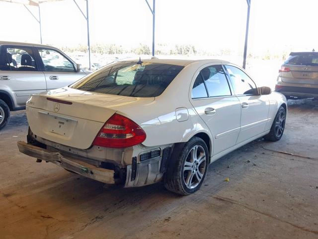 WDBUF56JX6A968055 - 2006 MERCEDES-BENZ E 350 WHITE photo 4