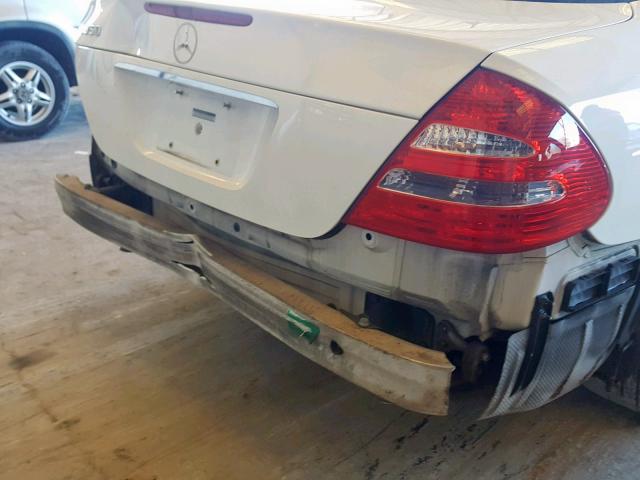 WDBUF56JX6A968055 - 2006 MERCEDES-BENZ E 350 WHITE photo 9