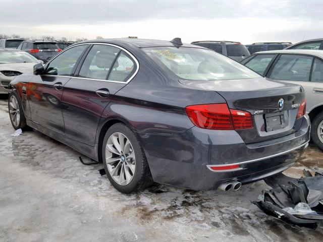 WBA5A7C54ED615098 - 2014 BMW 528 XI GRAY photo 3