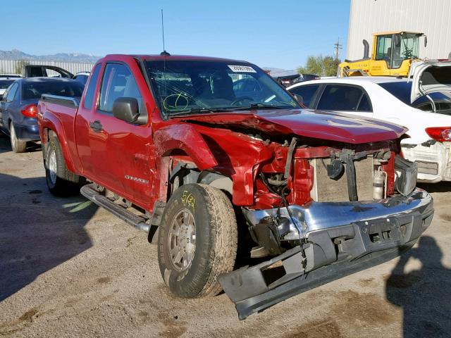 1GTDT196858156902 - 2005 GMC CANYON RED photo 1