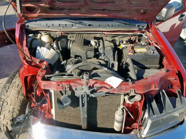 1GTDT196858156902 - 2005 GMC CANYON RED photo 7