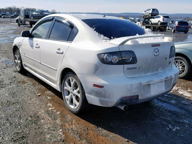 JM1BK324681858227 - 2008 MAZDA 3 S WHITE photo 3