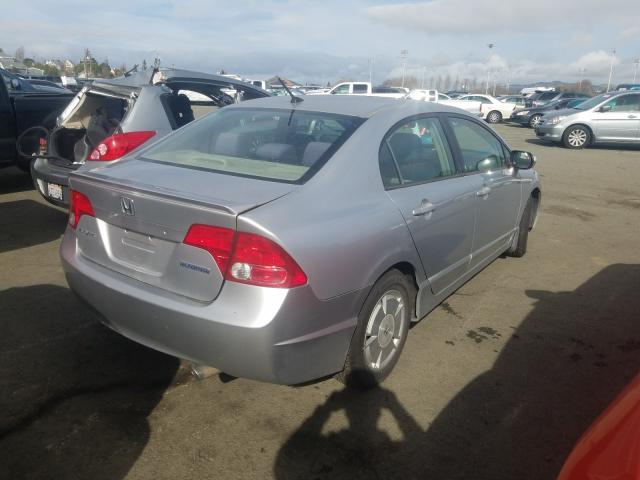 JHMFA36206S002067 - 2006 HONDA CIVIC HYBRID  photo 4