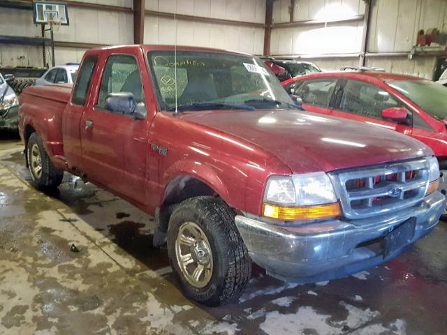 1FTYR14V5YPB68997 - 2000 FORD RANGER SUP BURGUNDY photo 1