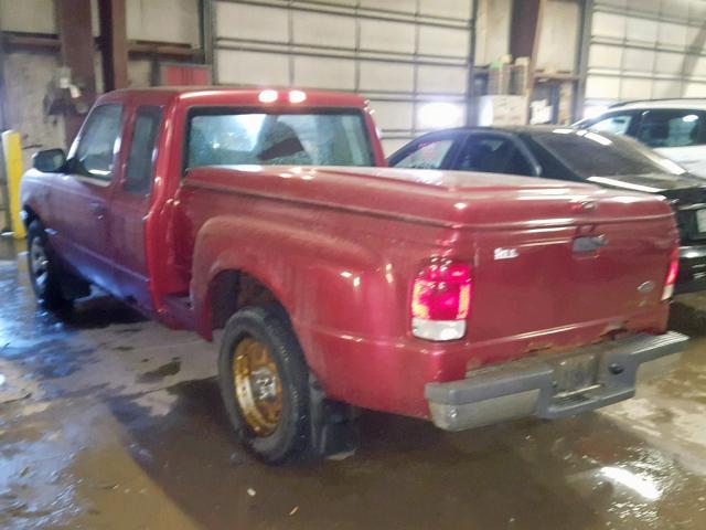 1FTYR14V5YPB68997 - 2000 FORD RANGER SUP BURGUNDY photo 3