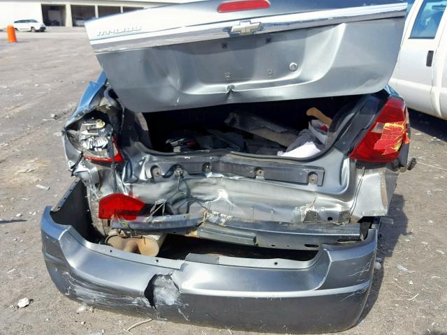 1G1ZS53846F246807 - 2006 CHEVROLET MALIBU LS Boz foto 10