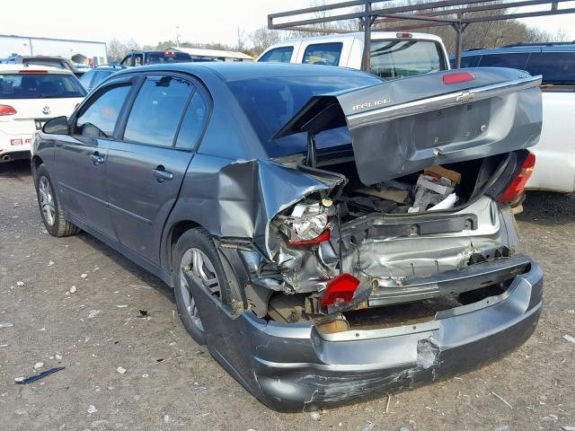 1G1ZS53846F246807 - 2006 CHEVROLET MALIBU LS Boz foto 3