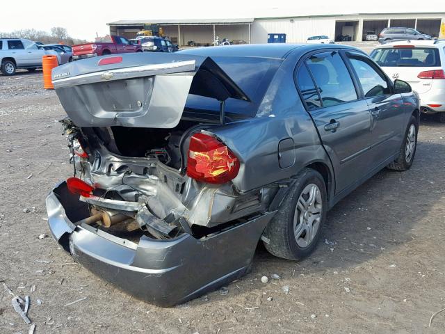 1G1ZS53846F246807 - 2006 CHEVROLET MALIBU LS Boz foto 4