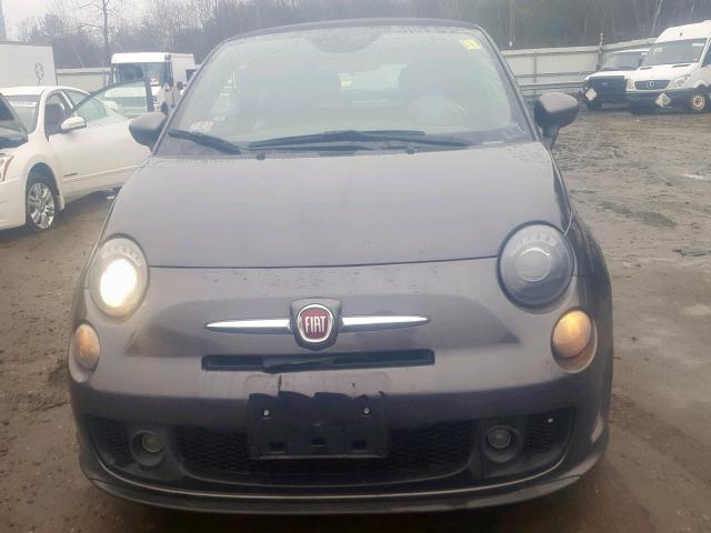 3C3CFFJH1ET190201 - 2014 FIAT 500 ABARTH GRAY photo 9