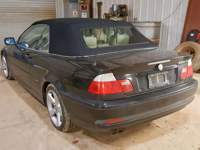 WBABW33495PL34546 - 2005 BMW 325 CI BLACK photo 3