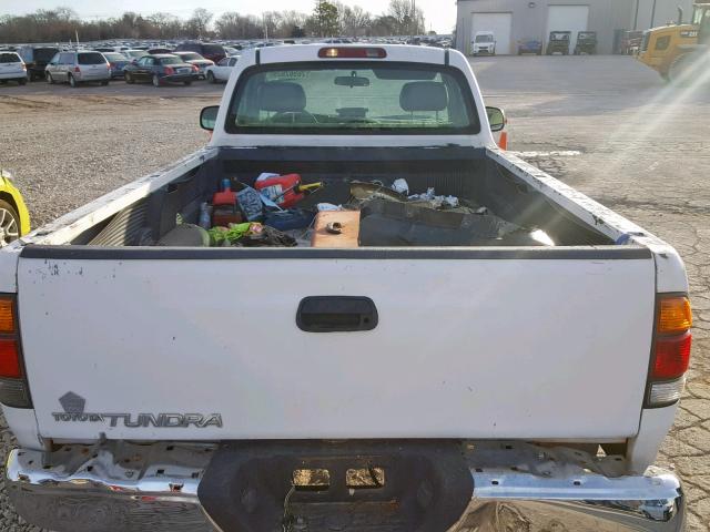 5TBJN32112S242477 - 2002 TOYOTA TUNDRA WHITE photo 6