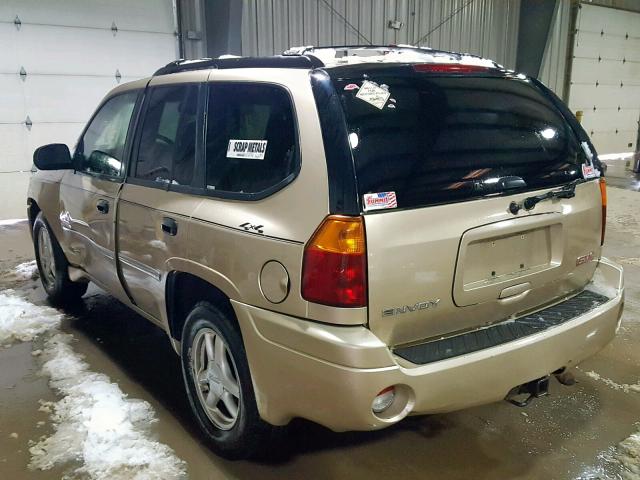 1GKDT13S462347408 - 2006 GMC ENVOY BEIGE photo 3