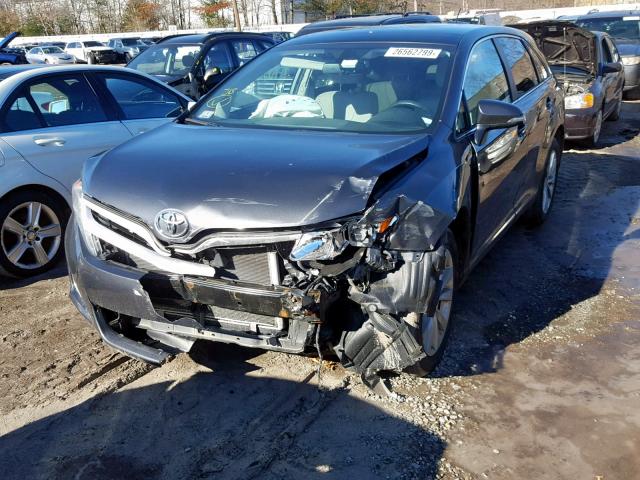 4T3BA3BB1DU045410 - 2013 TOYOTA VENZA LE GRAY photo 2