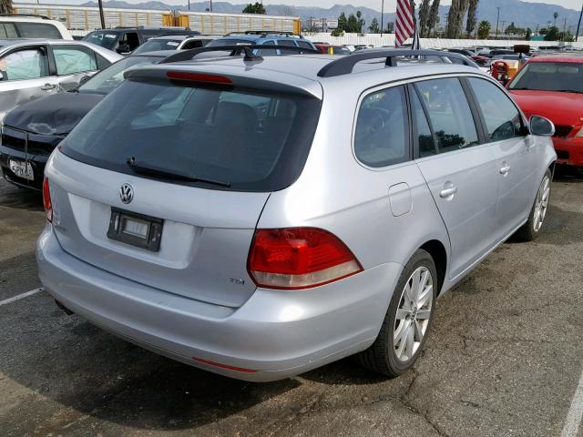 3VWML7AJ7EM624470 - 2014 VOLKSWAGEN JETTA TDI SILVER photo 4