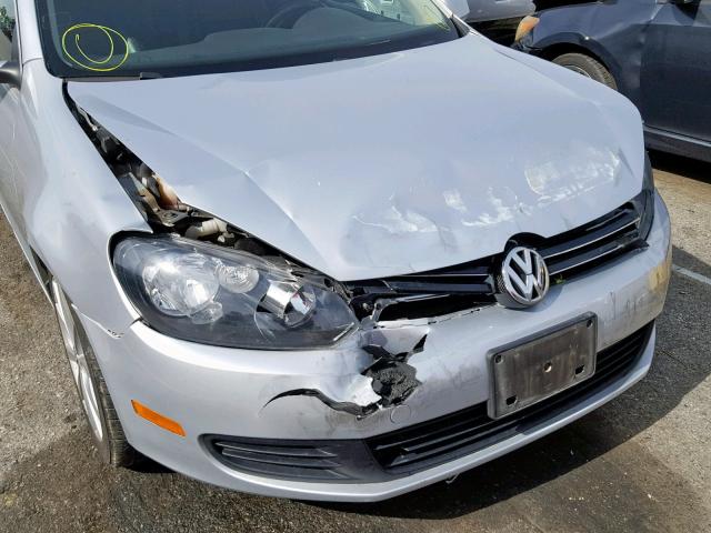 3VWML7AJ7EM624470 - 2014 VOLKSWAGEN JETTA TDI SILVER photo 9