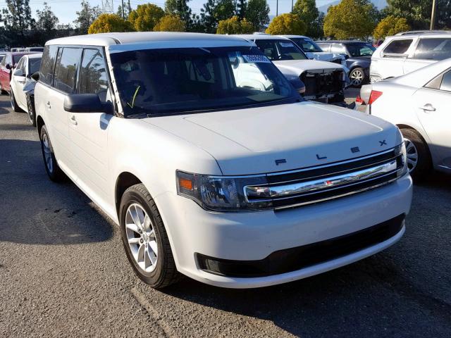 2FMGK5B81DBD31372 - 2013 FORD FLEX SE WHITE photo 1