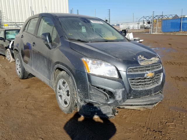 3GNCJKSB4GL245165 - 2016 CHEVROLET TRAX LS BLUE photo 1