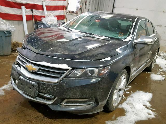 2G1145S35G9196362 - 2016 CHEVROLET IMPALA LTZ BLACK photo 2