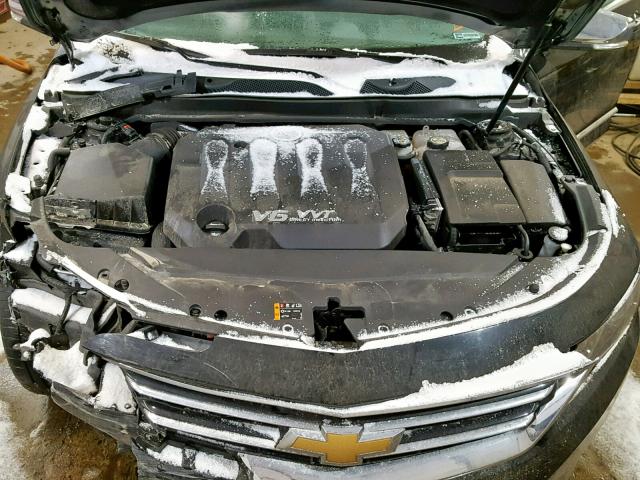 2G1145S35G9196362 - 2016 CHEVROLET IMPALA LTZ BLACK photo 7