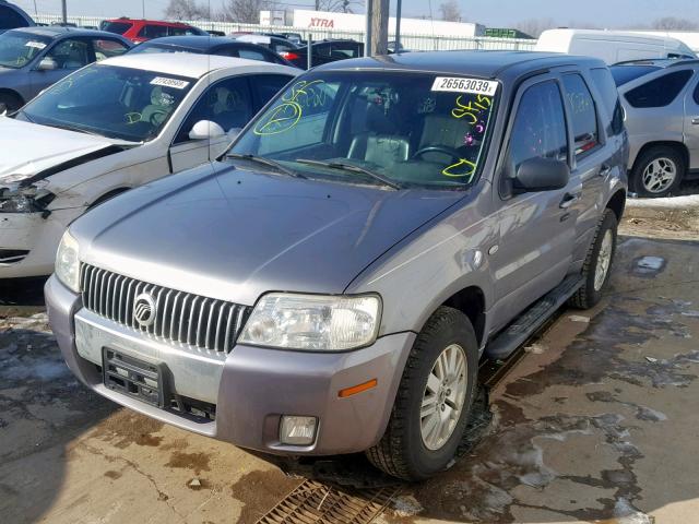 4M2YU91137KJ13050 - 2007 MERCURY MARINER LU GRAY photo 2